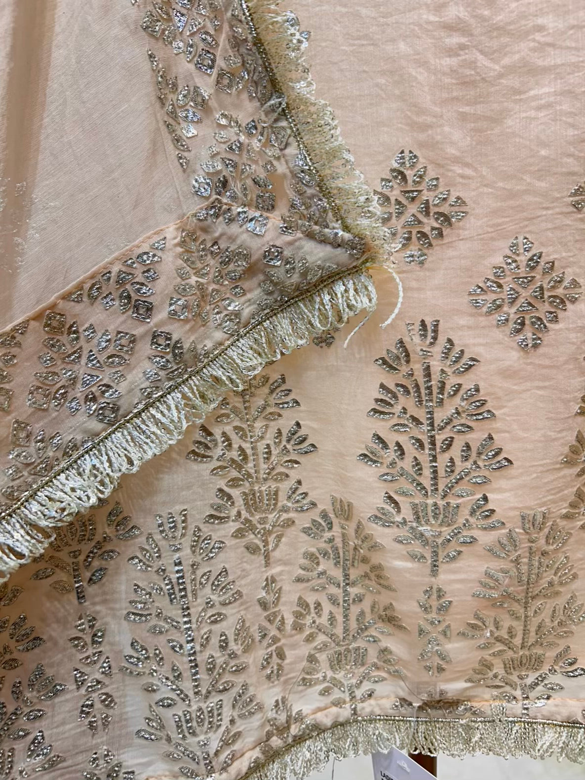 Arezya Mul Kinari Suit (Peach)