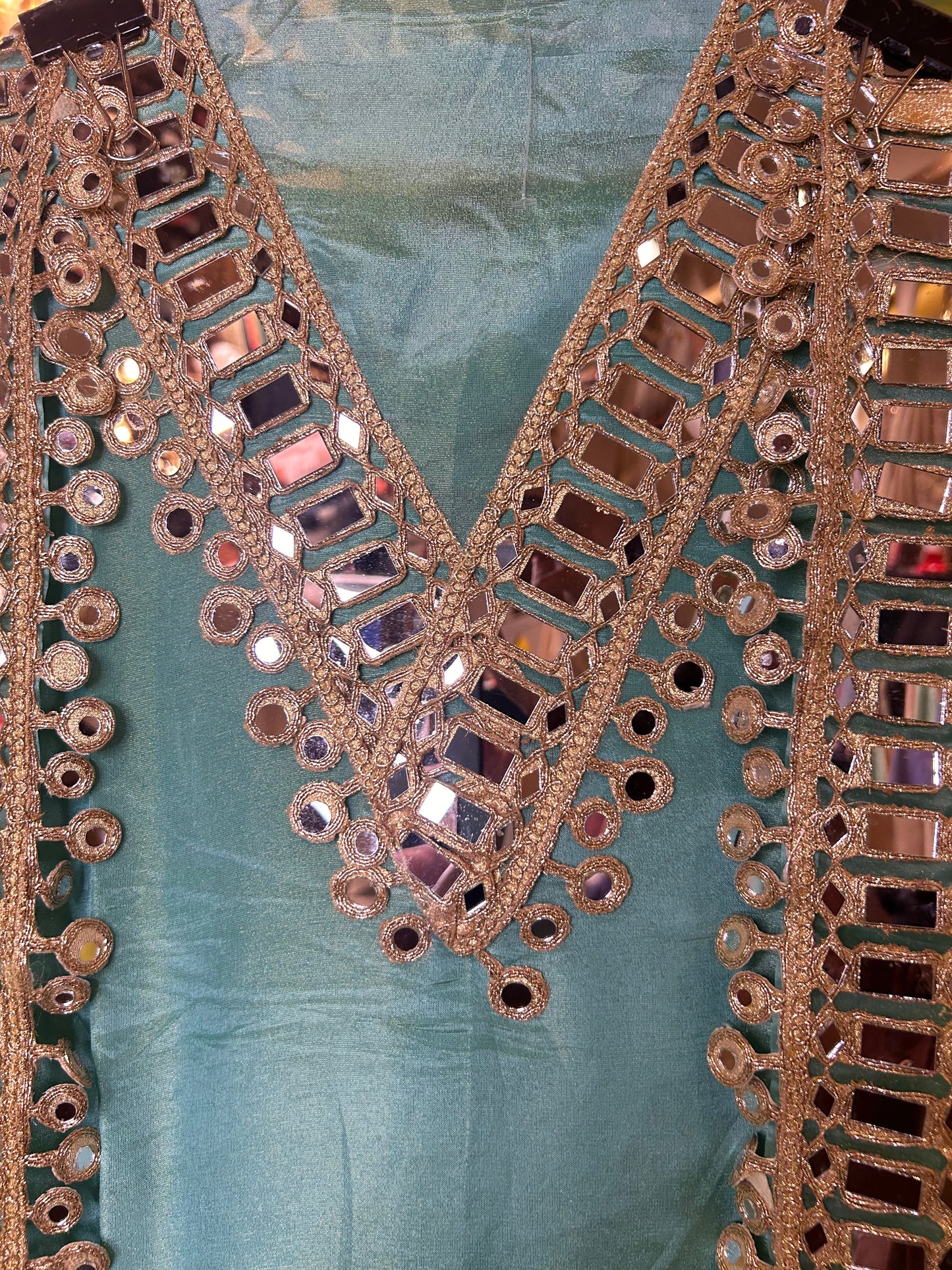 Shazeen Organza Suit (Blue)