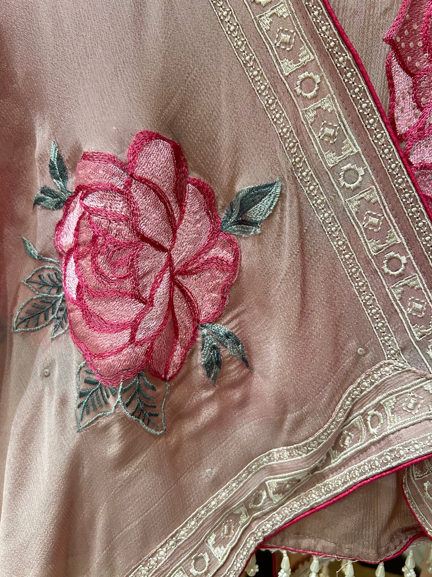 Zivara Chinon Suit (Pink)