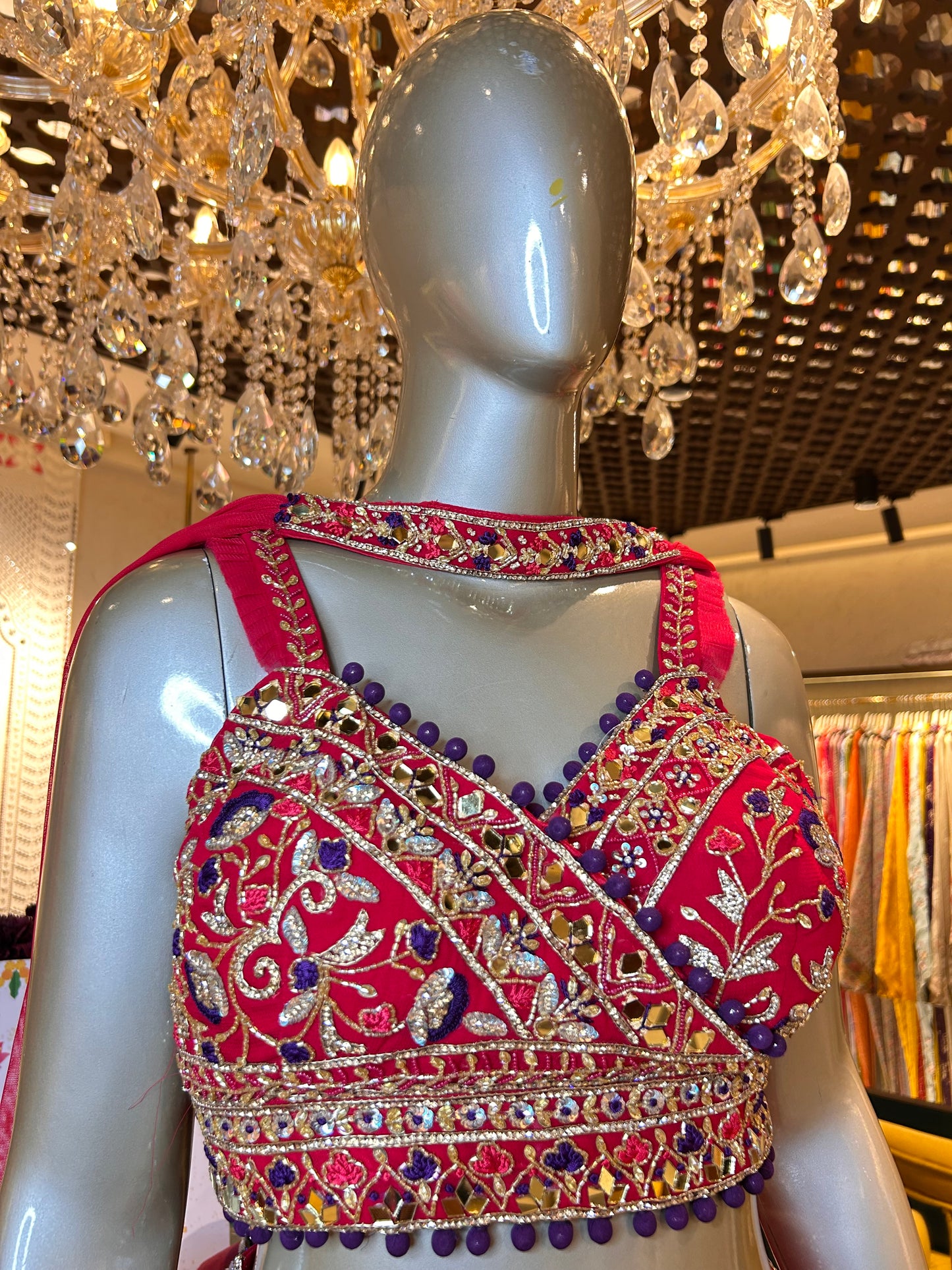 Gulnaar Muse Crop Top Set