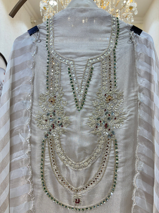 Rukhsaar Organza Suit