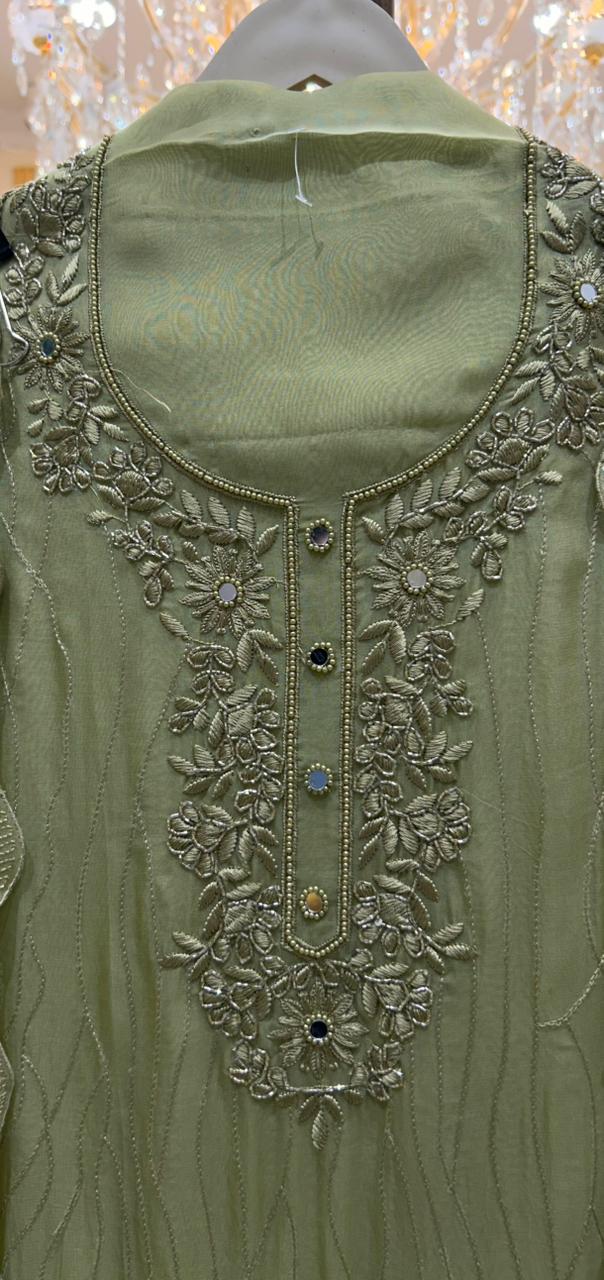 Zarvika Adaayat Suit (Green)