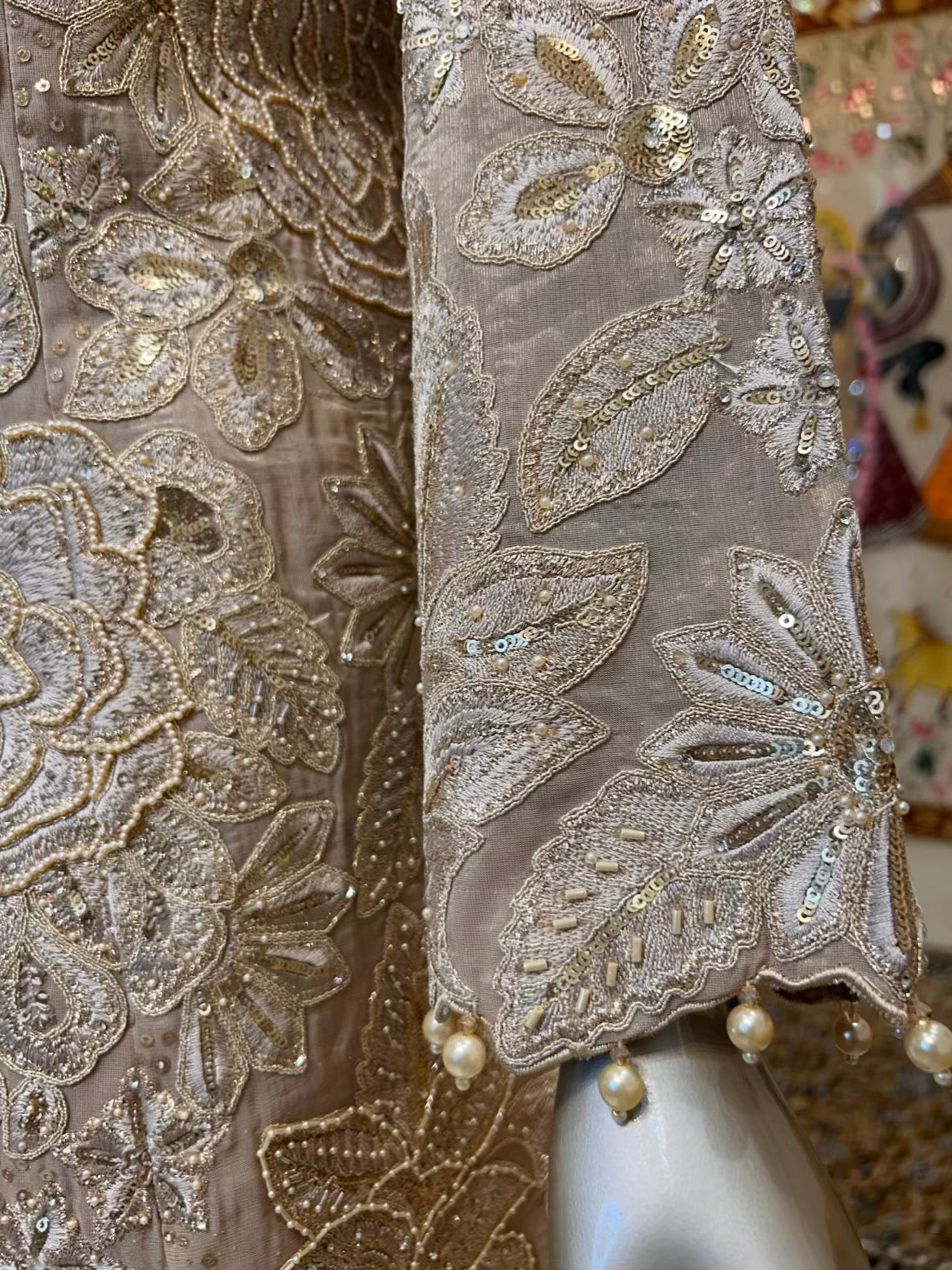 Afsara Shimmer Cape Ensemble