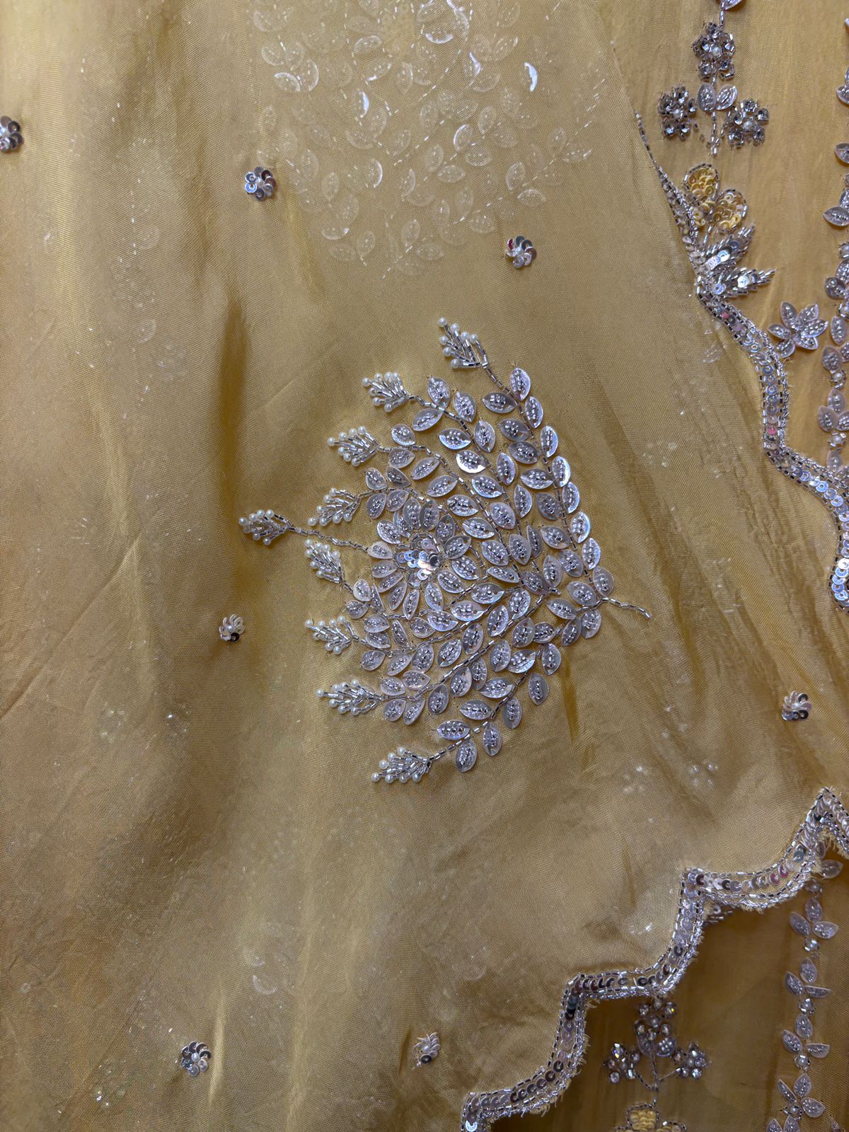 Zariha Organza Suit (Yellow)