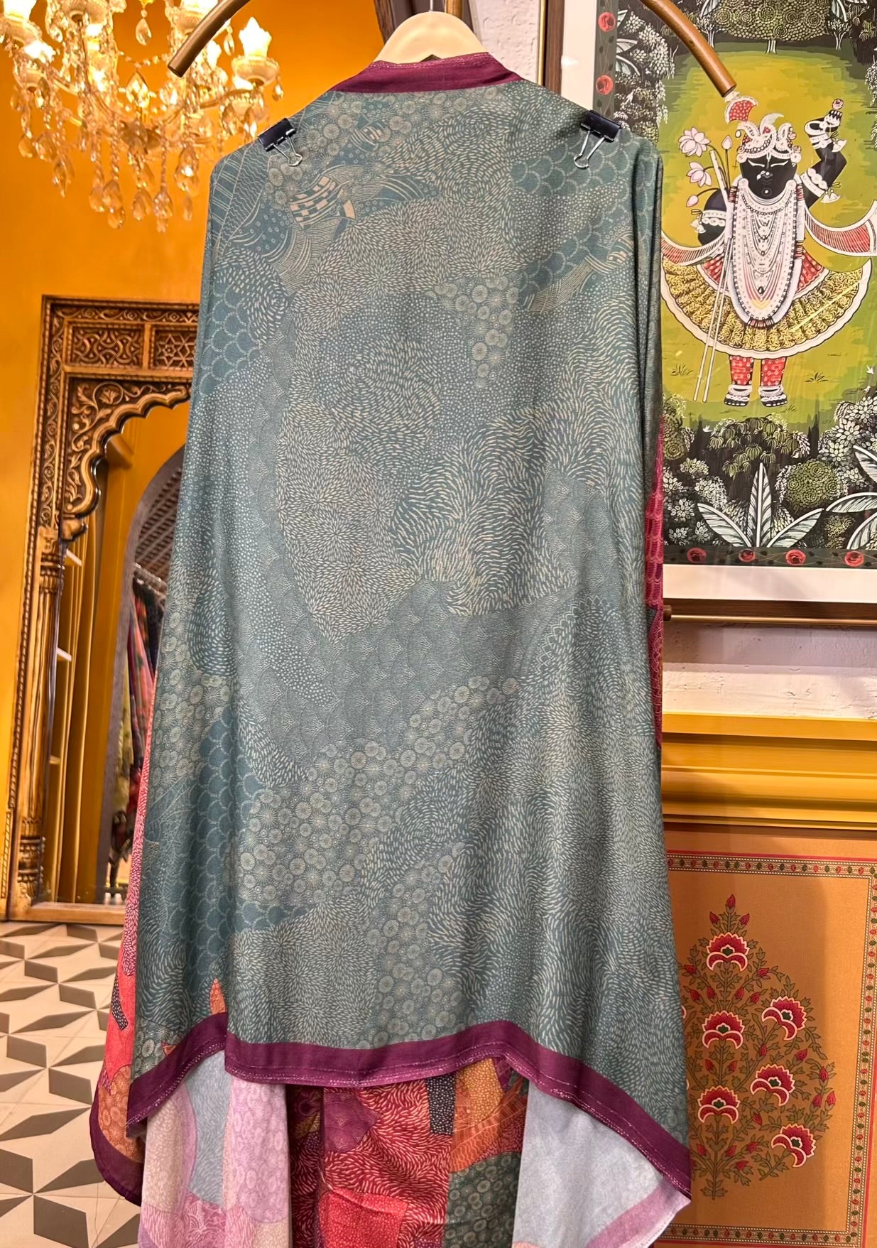 Mahroza Pashmina Suit (Purple)