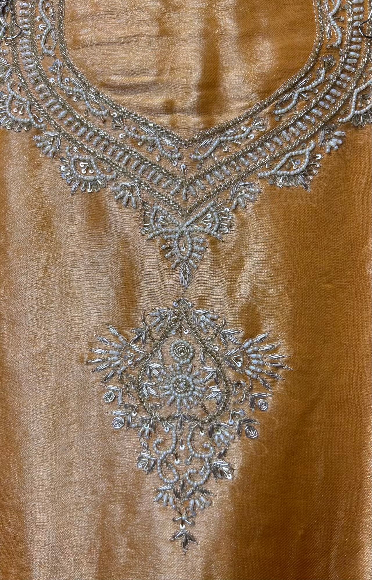 Zarqah Organza Suit (Yellow)
