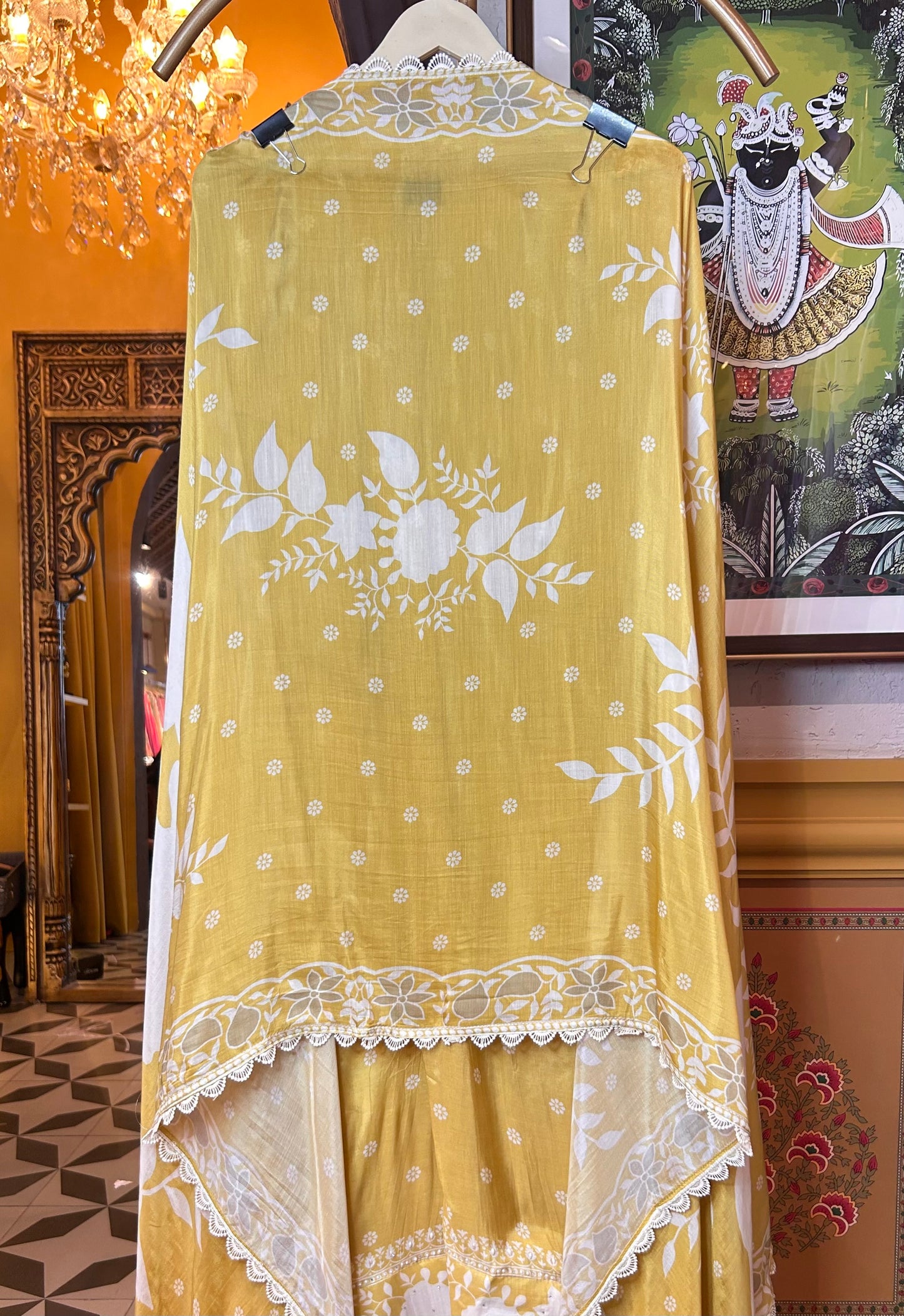 Nairiti Muslin Suit (Yellow)