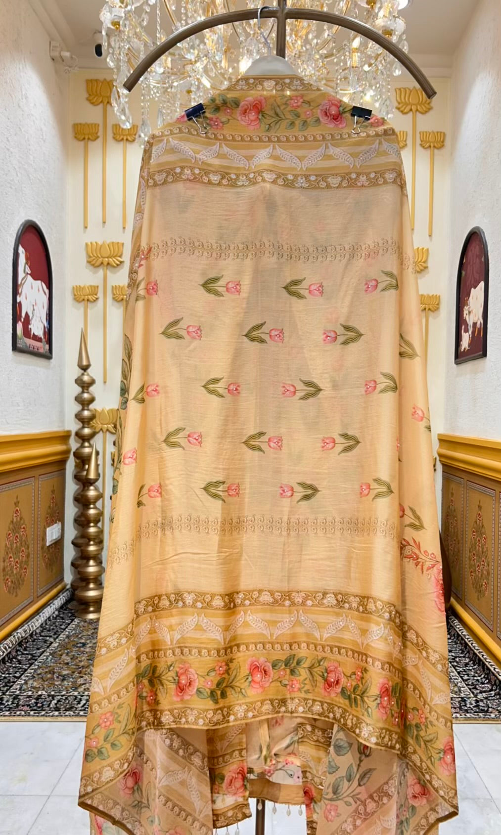 Aamira Dori Moti Organza Suit