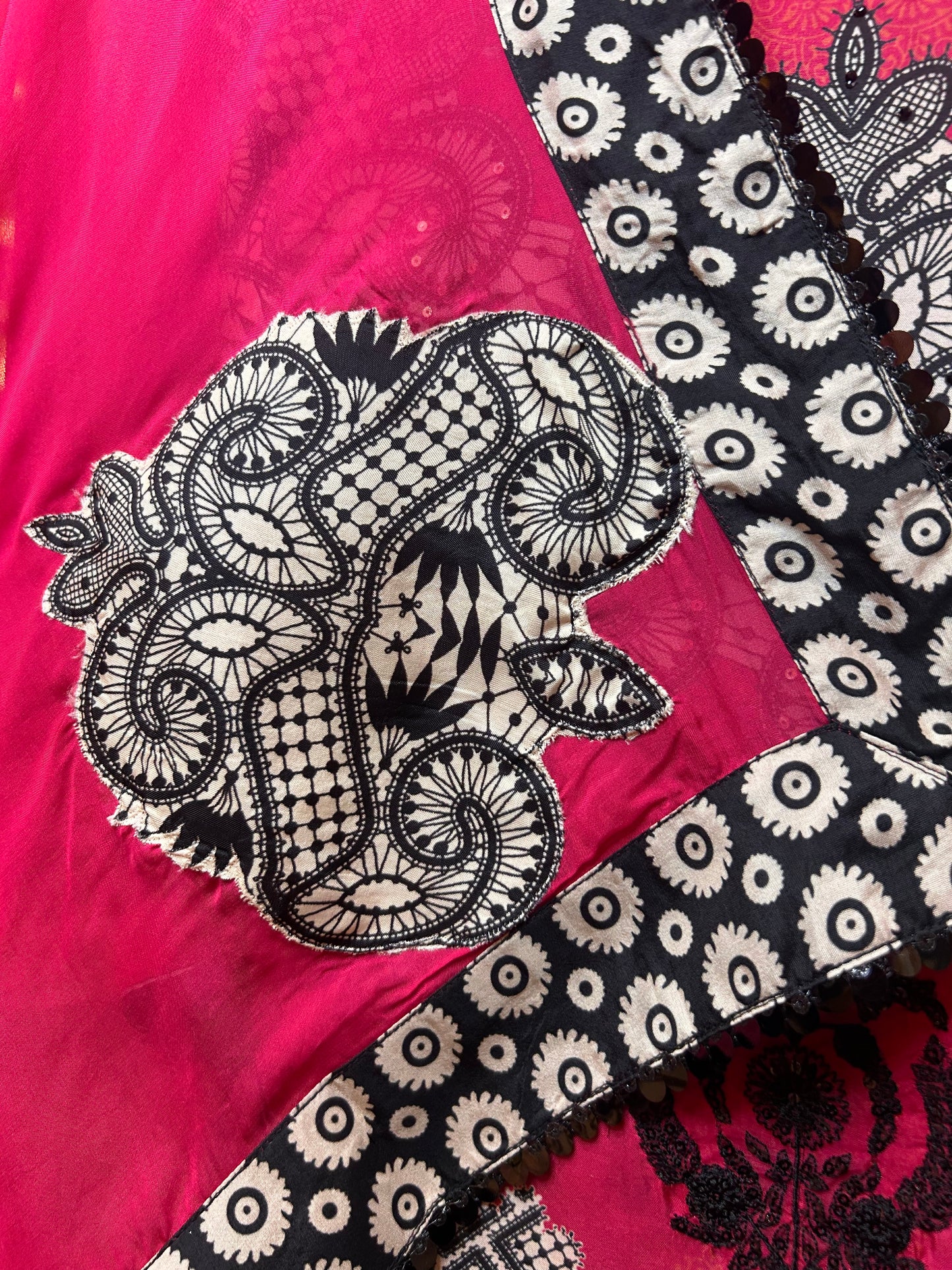 Aarvika Muslin Silk Suit (Pink)