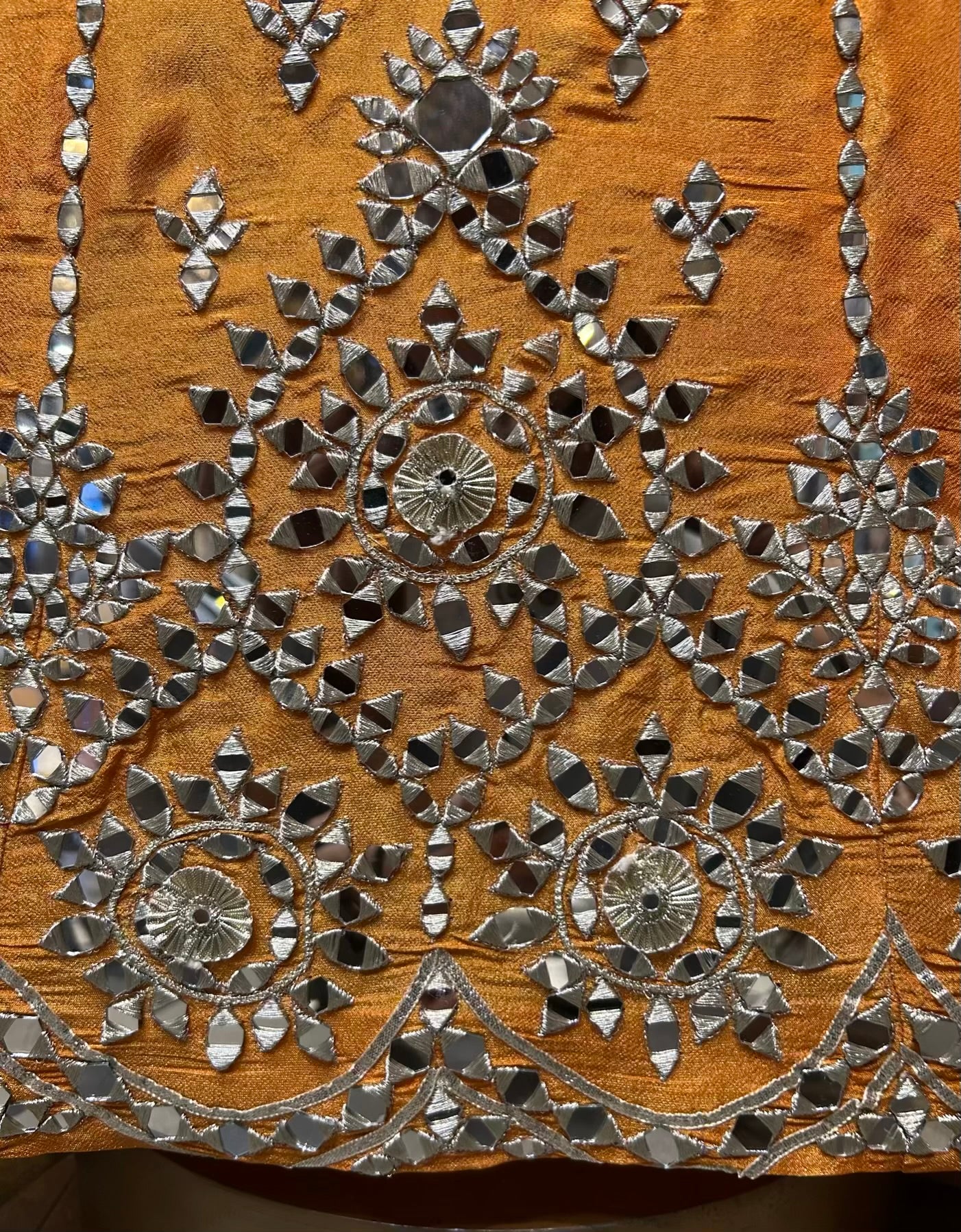 Ameera-é-Noor Anarkali (Orange)