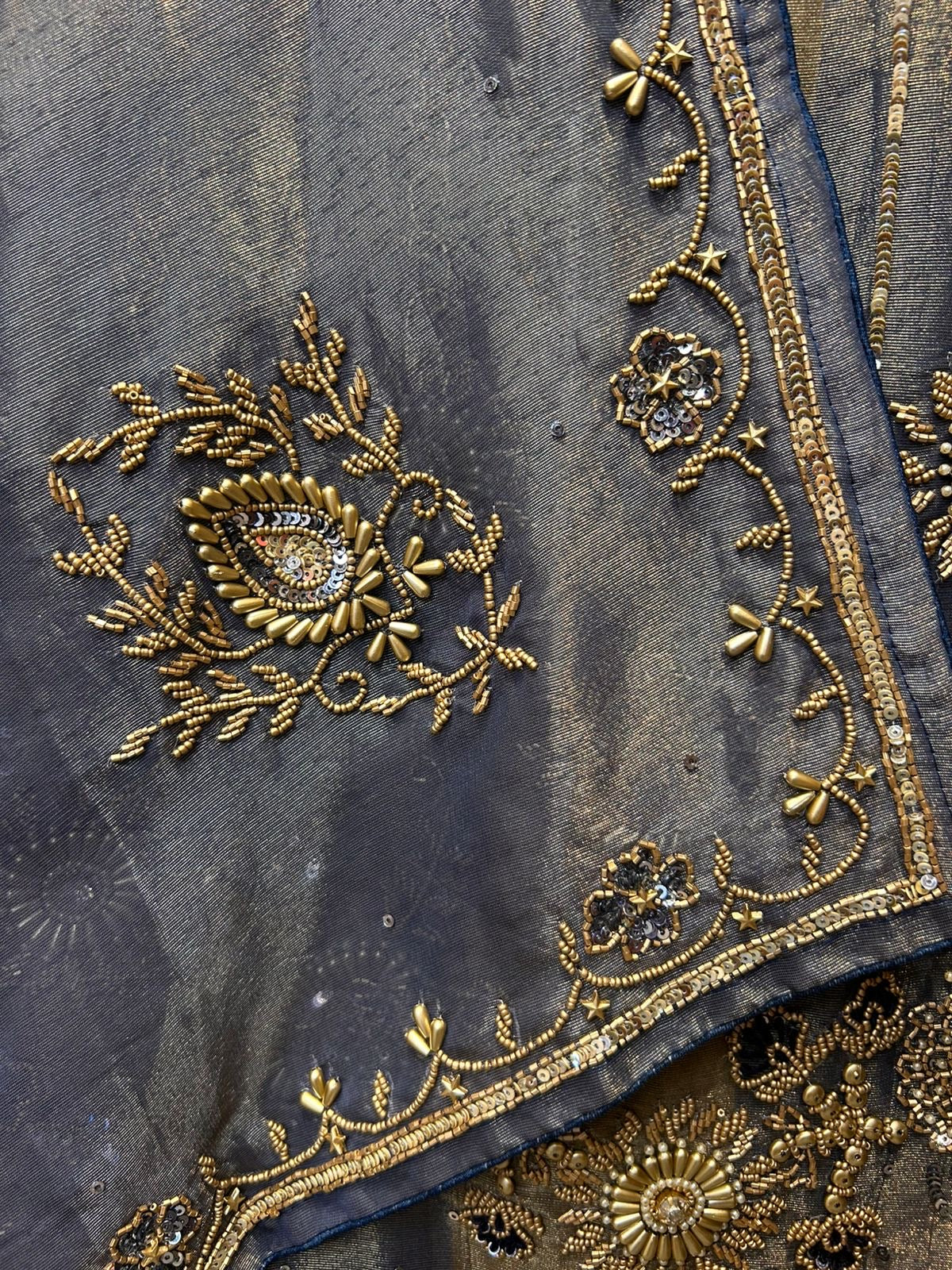 Chaandbaliyaa Organza Suit (Blue)