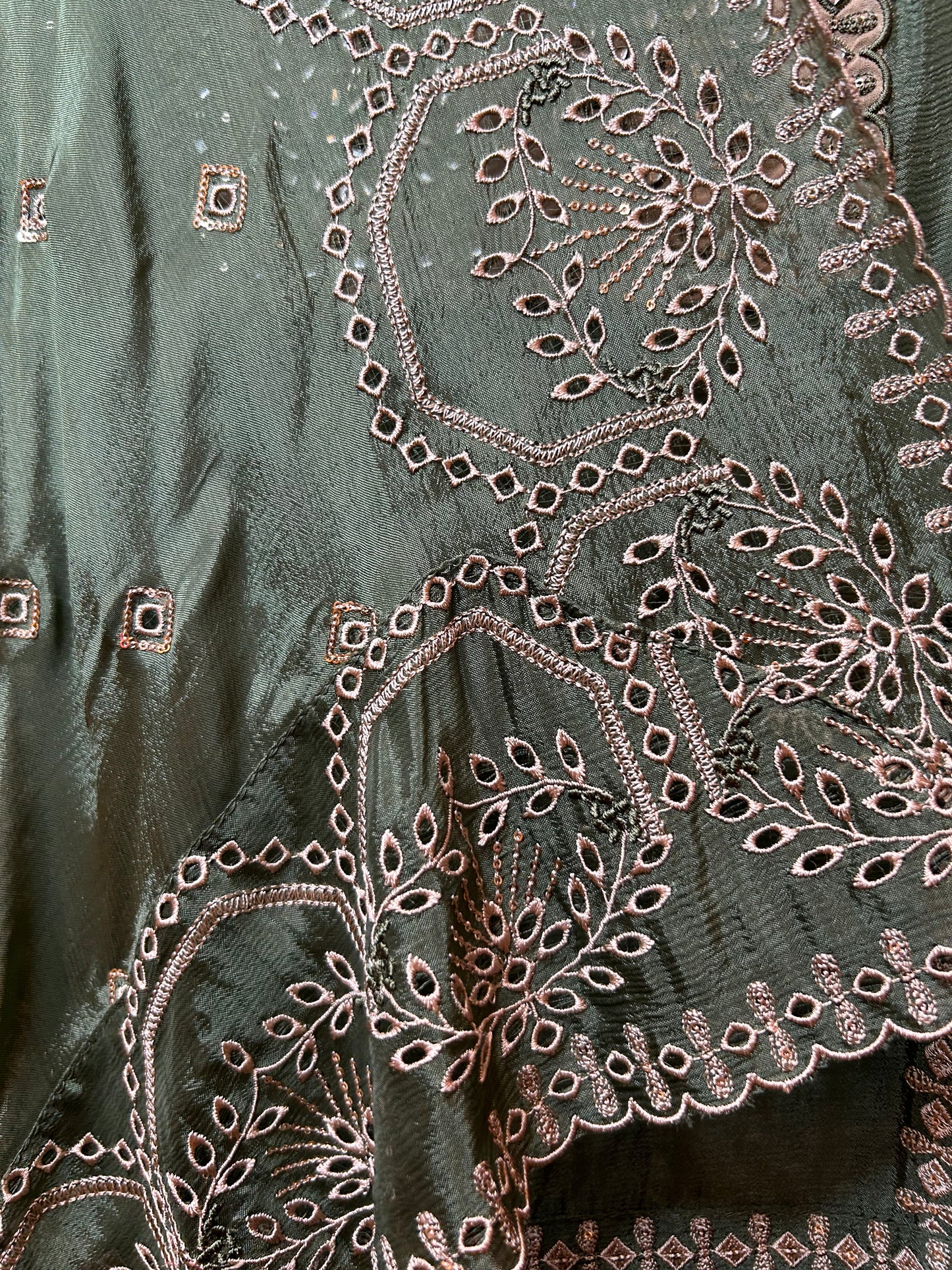 Falak Chinnon suit(Green)