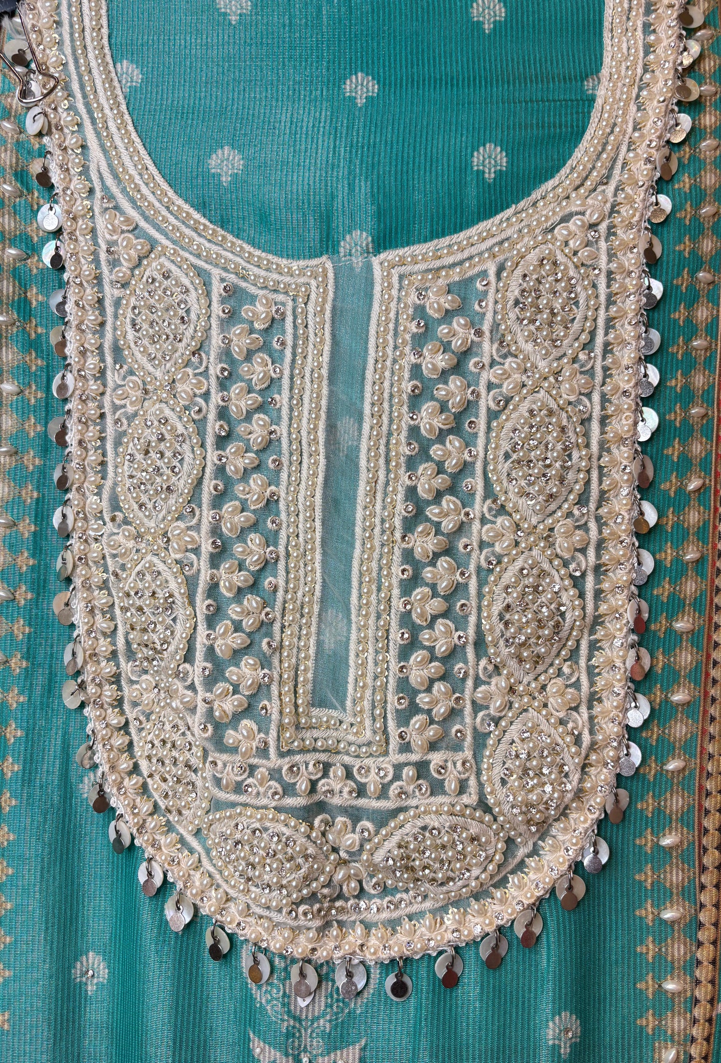 Nayab Shimmer Organza Suit