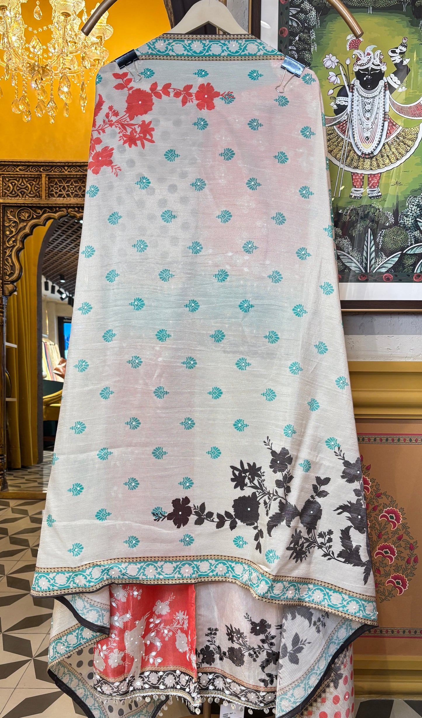 Nayab Shimmer Organza Suit