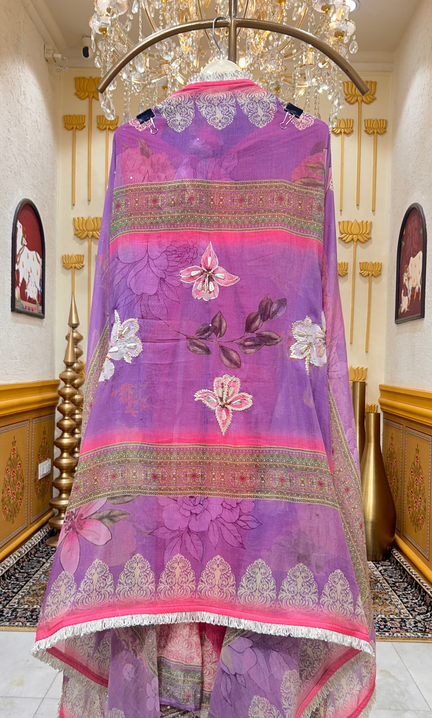 Noor-e-Meher Gotta Mul Suit (Purple)