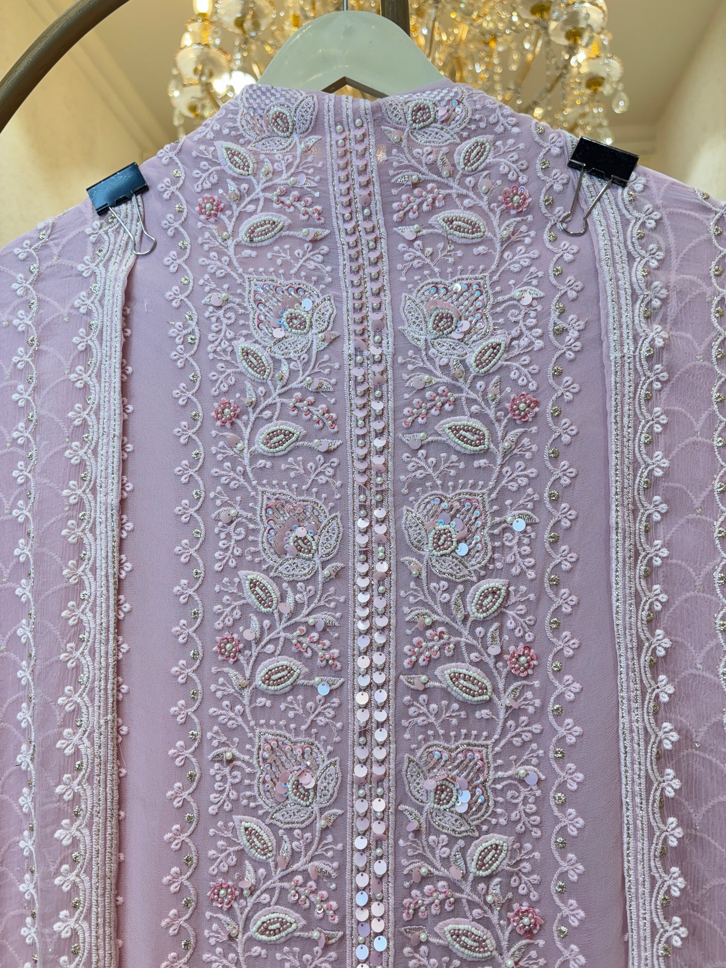 Ruhnaz Handcrafted Georgette Suit