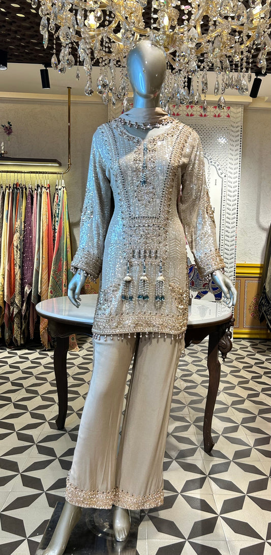 Zarmeyra Chinon Silk Suit