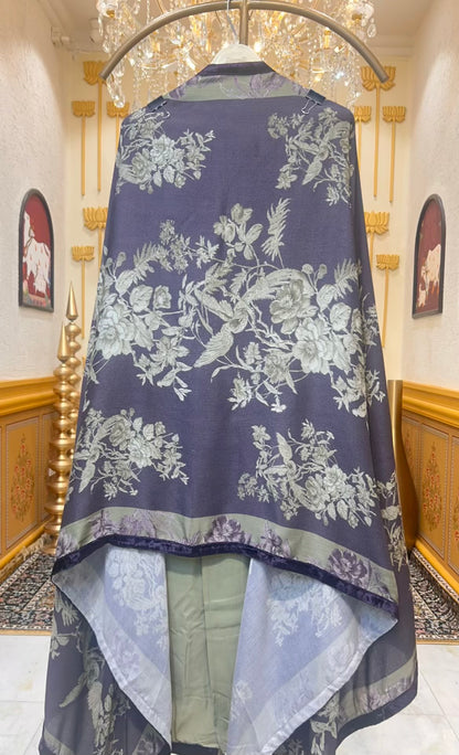 Zehraani Pashmina Noor Suit (Pista Green)
