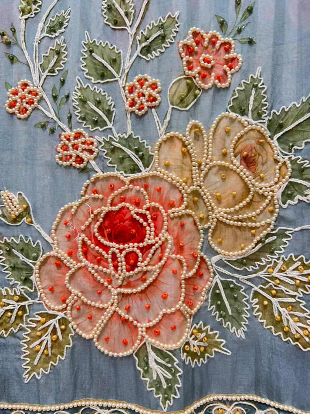 Aamira Dori Moti Organza Suit