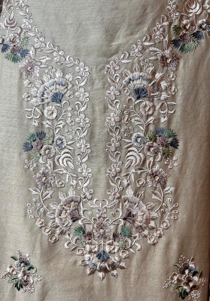 Iridesse Organza Suit (Ivory)