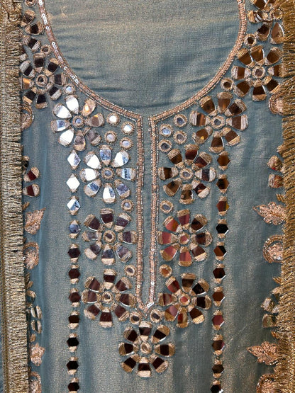 Zarnooré-Kiran Suit (Blue)