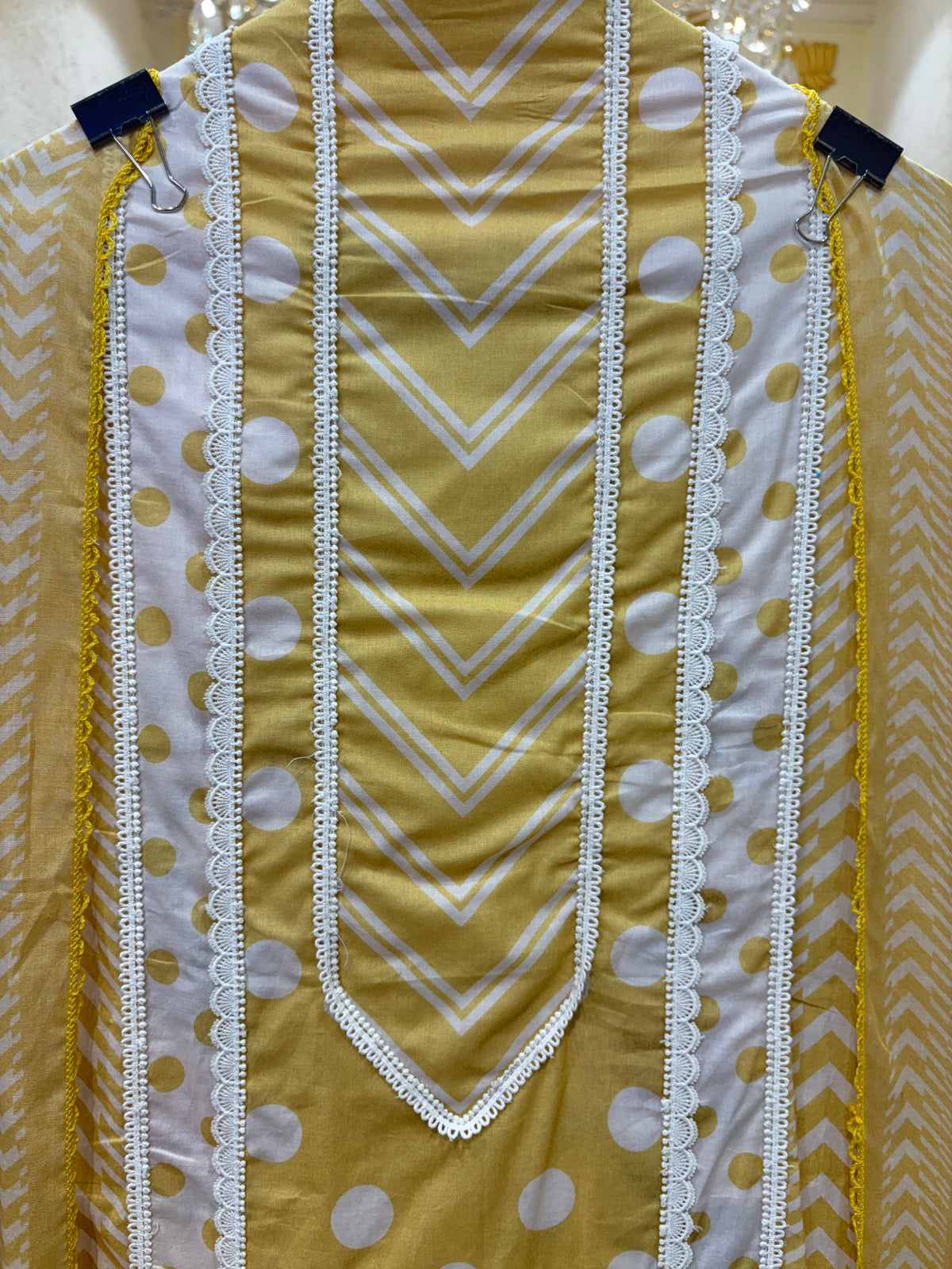 Roselle Lace Cotton Suit