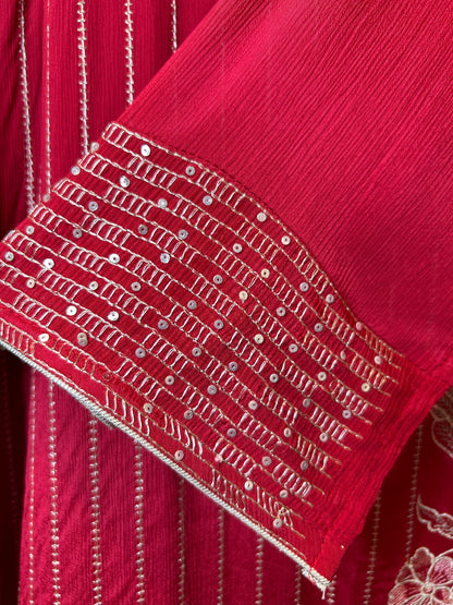 Raameen Chinon Suit (Pink)