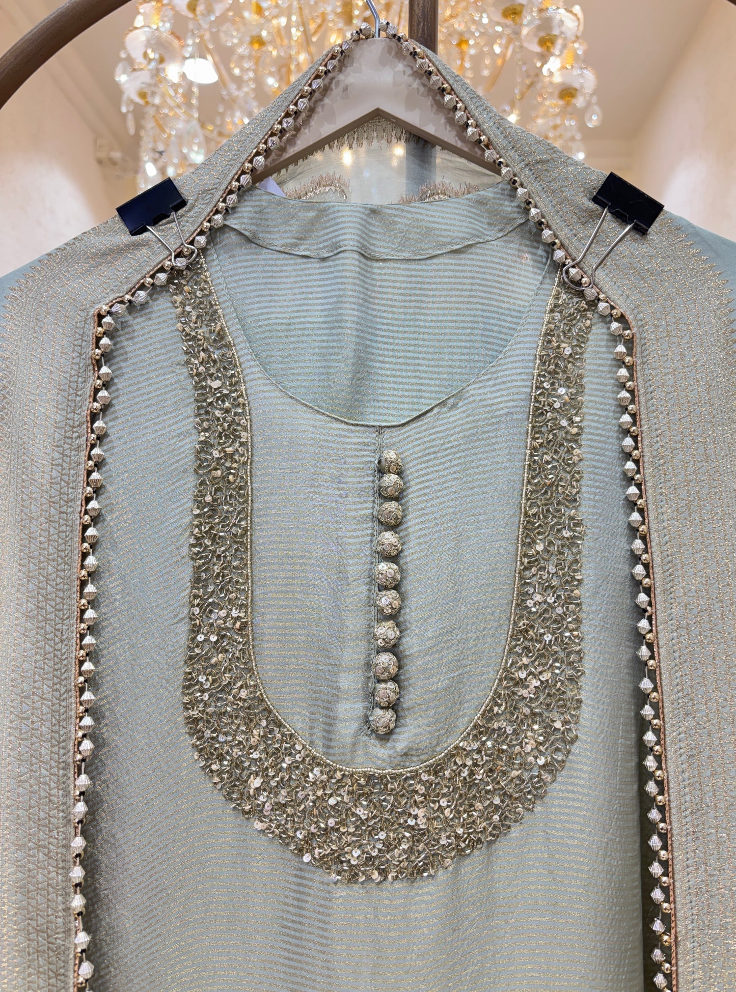 Mehrbano Banarasi Organza Suit