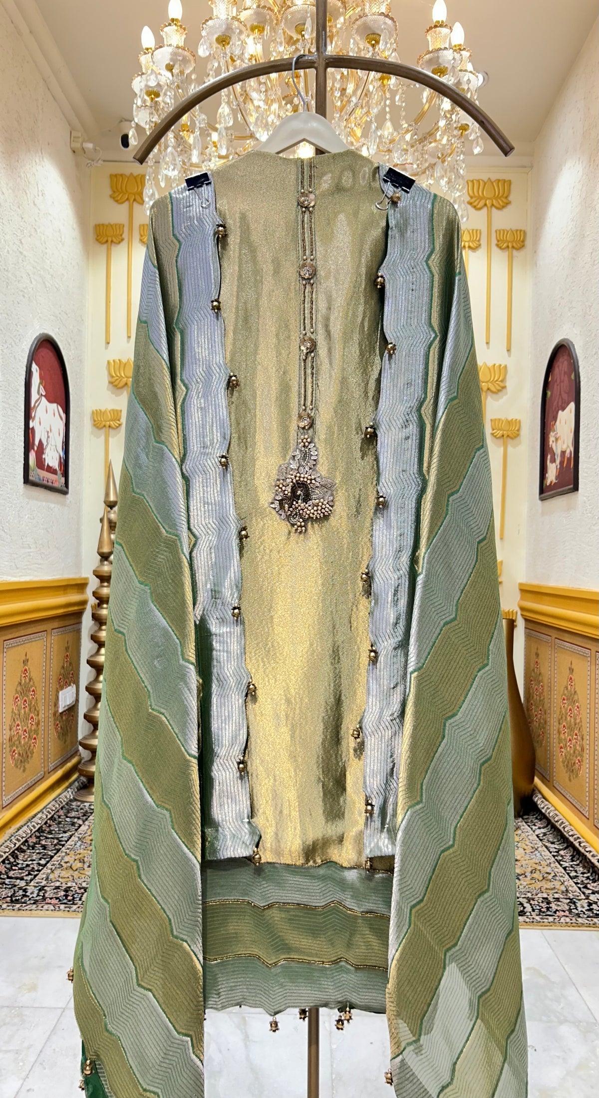 Ridhanya Tissue Silk Suit