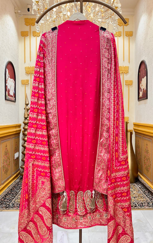 Zareva Bandhani Suit