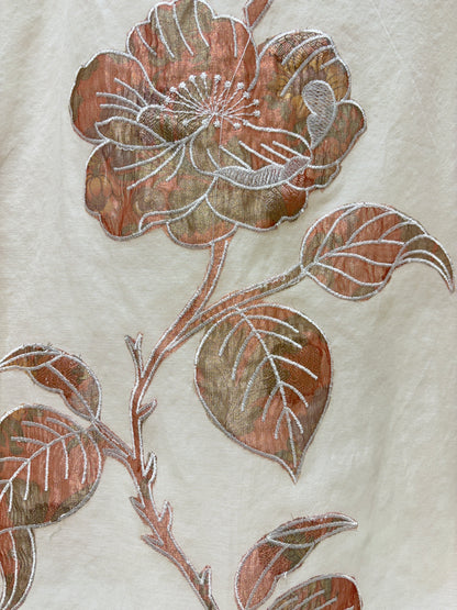 Mehrnoor Appliqué Chanderi Suit