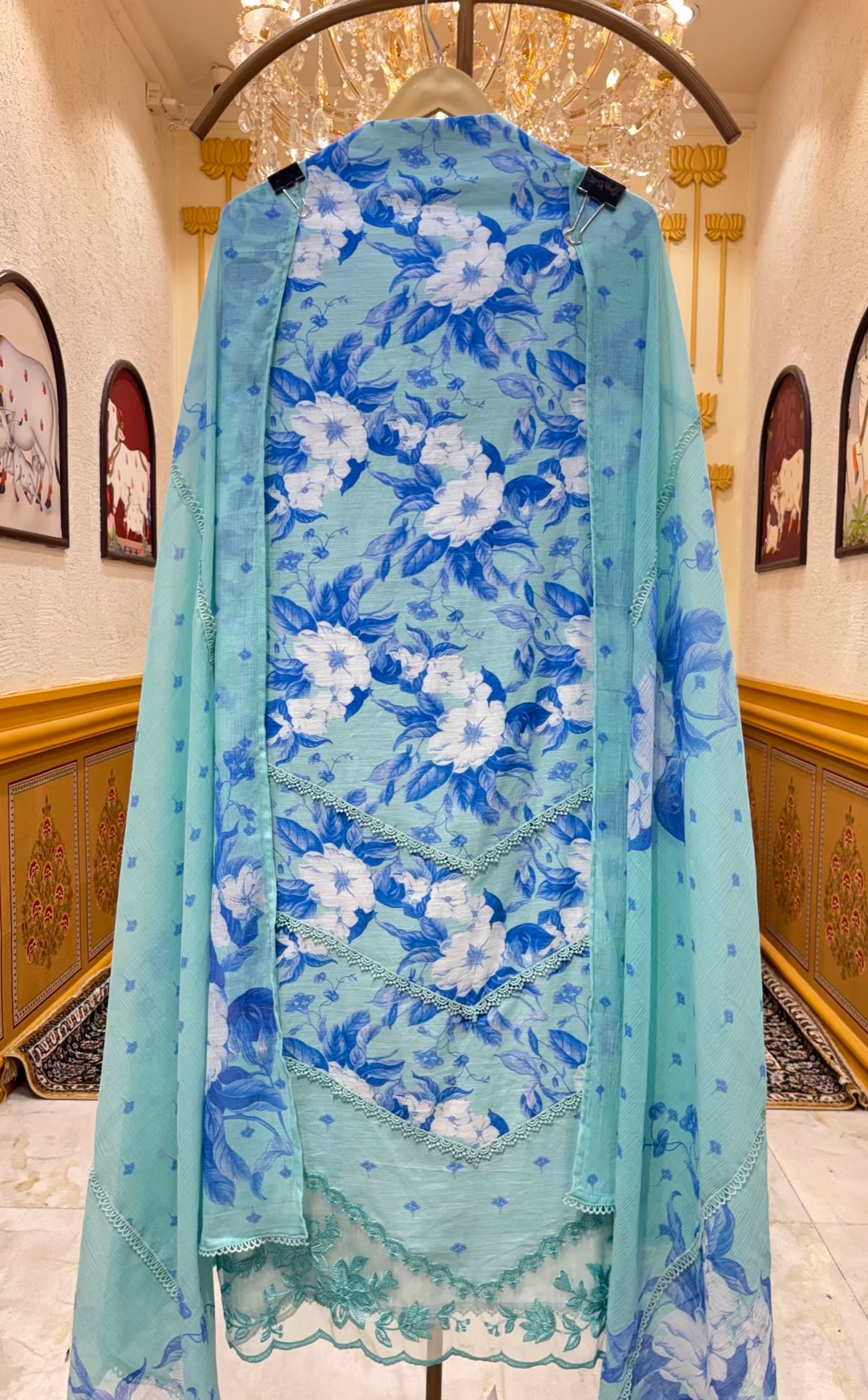 Noorie Cotton Lace Suit
