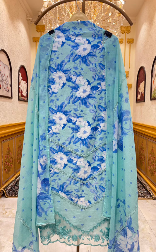 Noorie Cotton Lace Suit