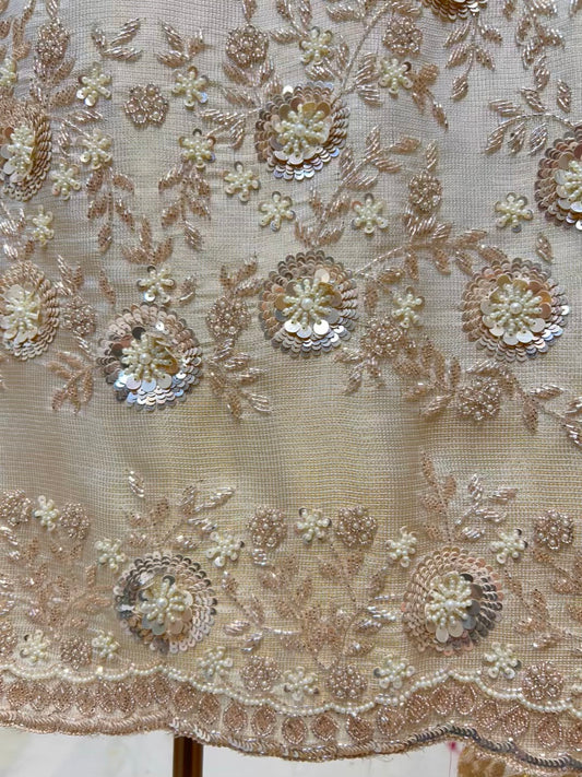 Noorvi Sequin Veil Organza Suit