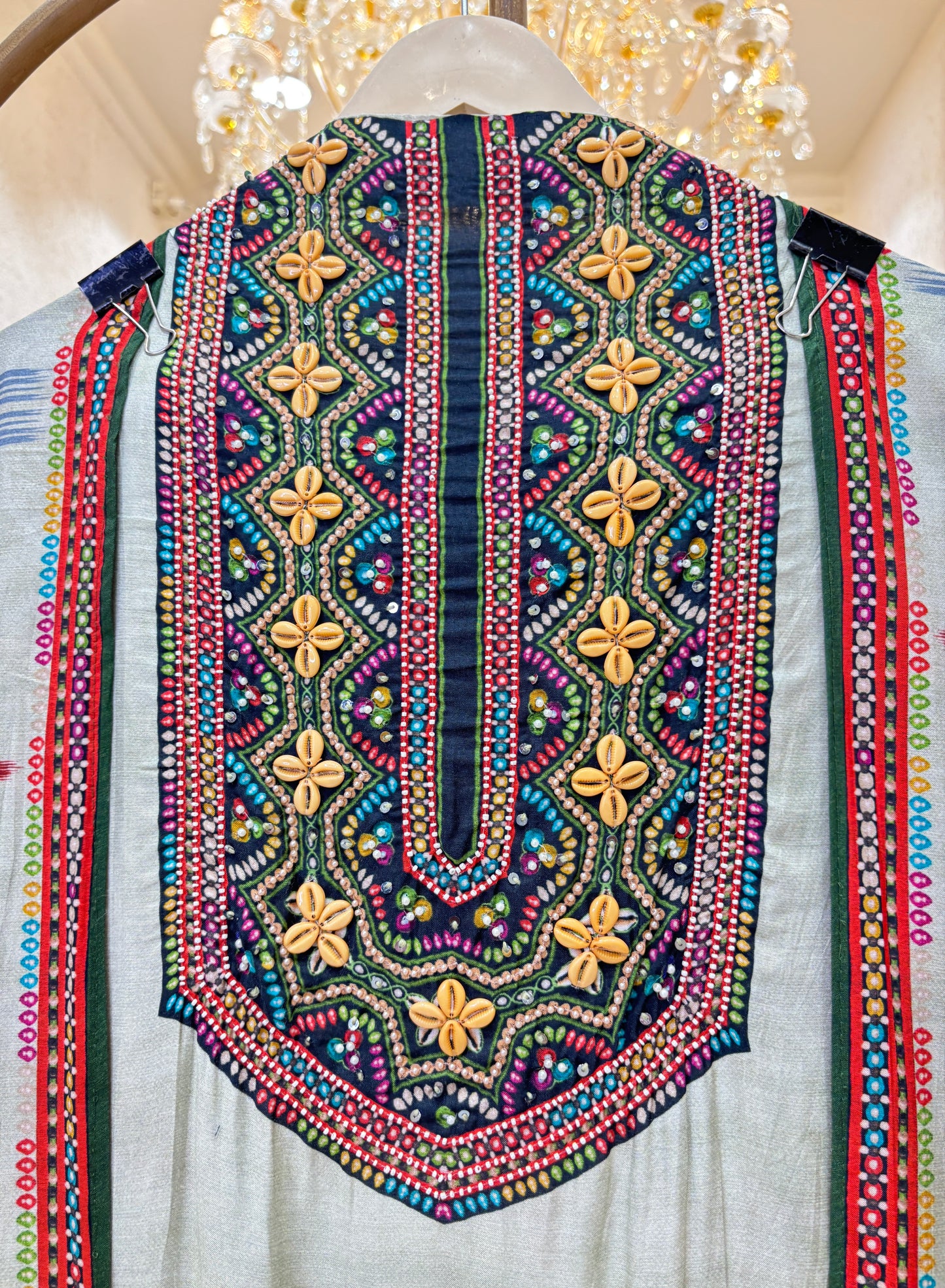 Meherzaad Neckline Suit