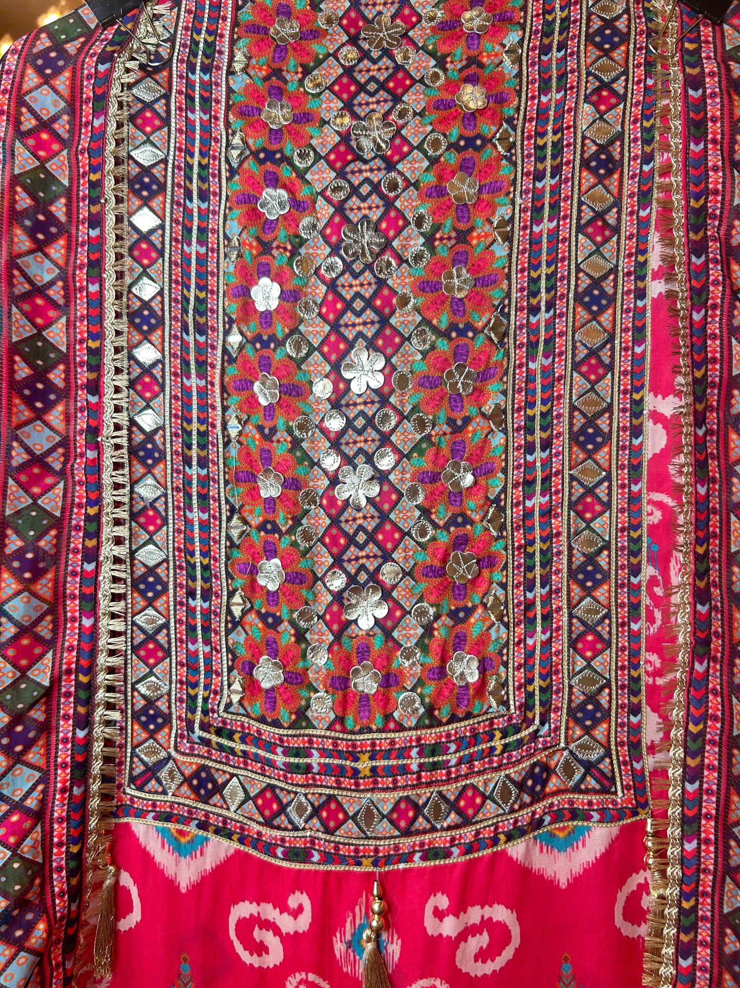 Inaaya Ikkat Muslin Suit