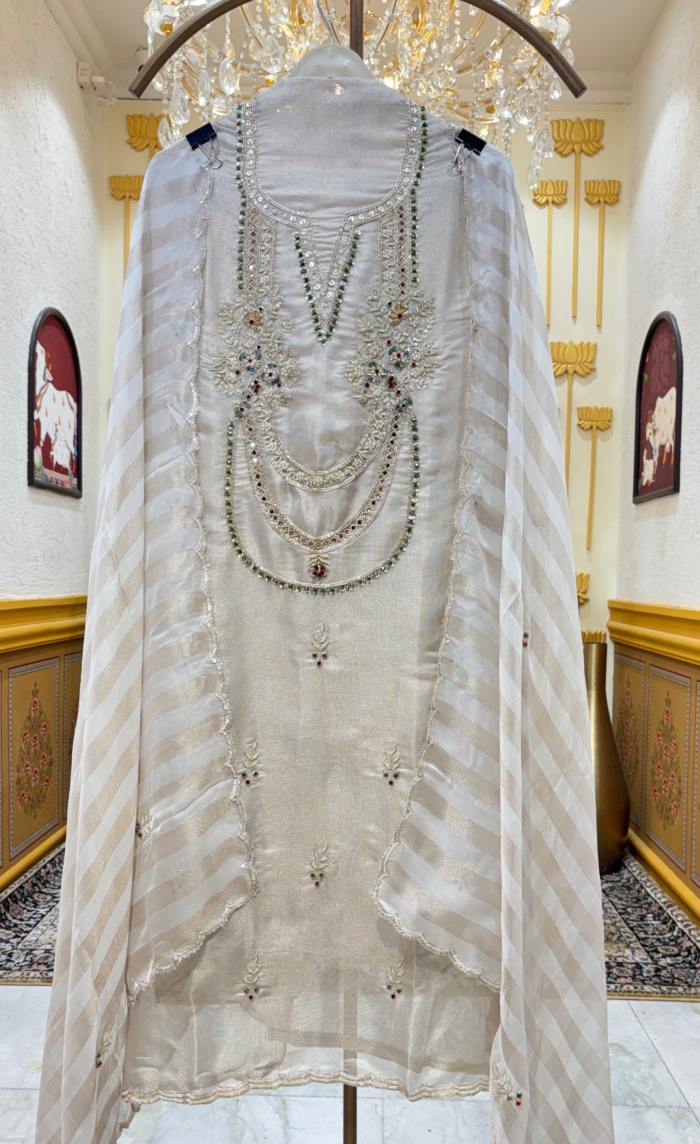Rukhsaar Organza Suit