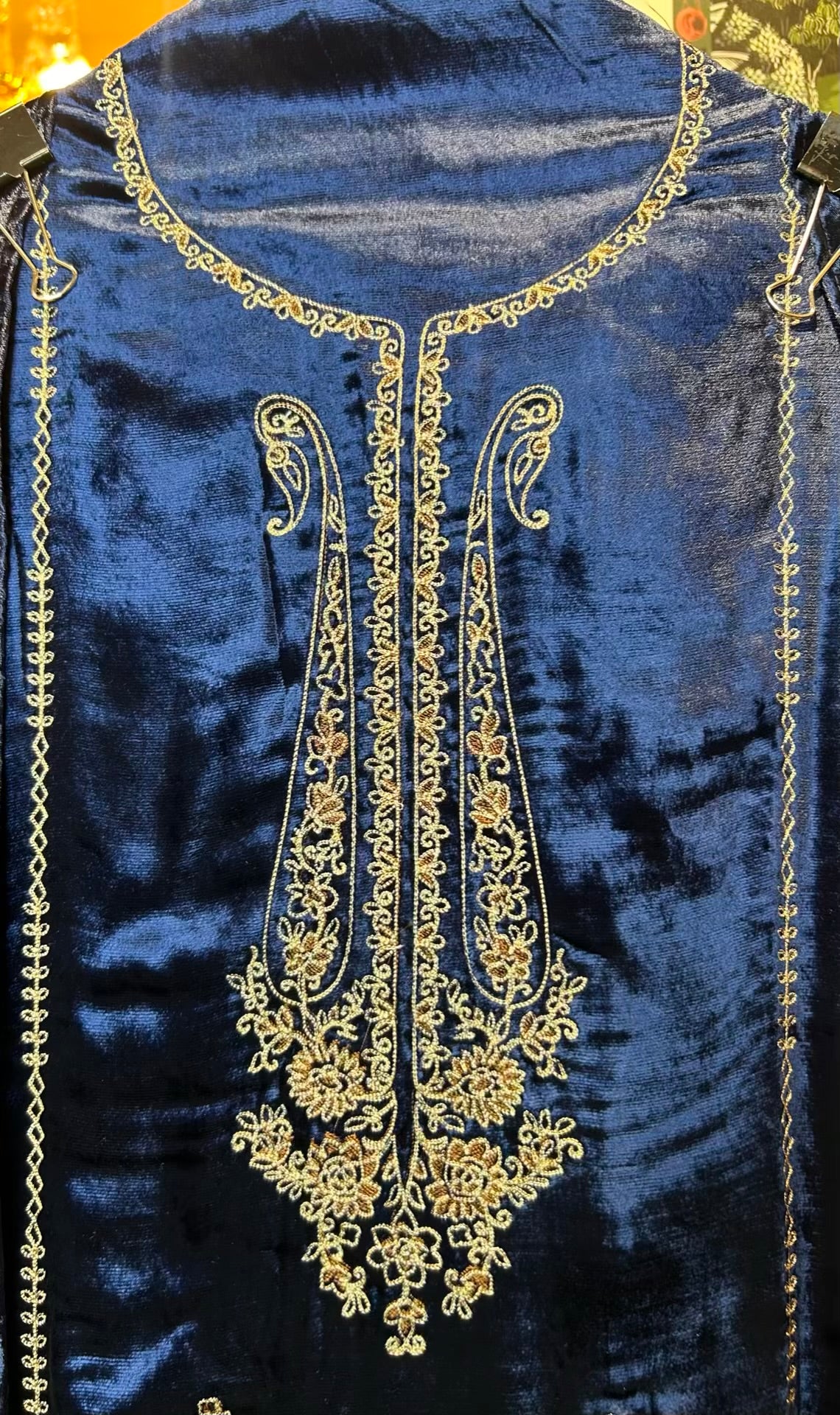 Zarbella Velvet Suit (Blue)