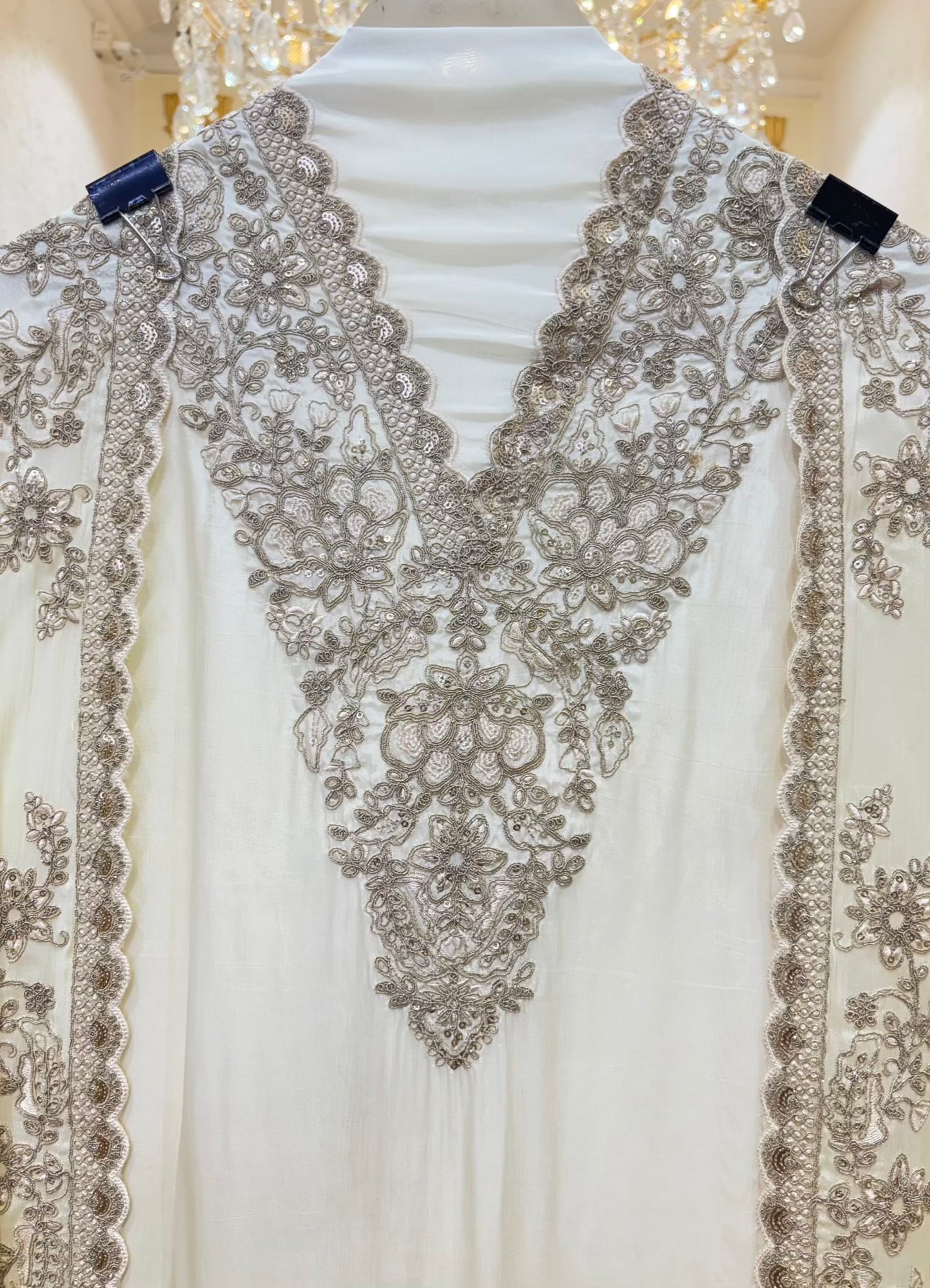 Zareen Satin Silk Suit