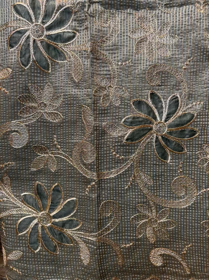 Sarvini AariChand Suit (Silver Grey)