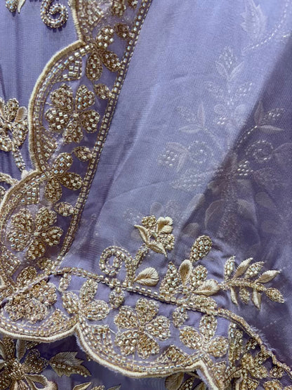 Amaya Handwork Organza Suit