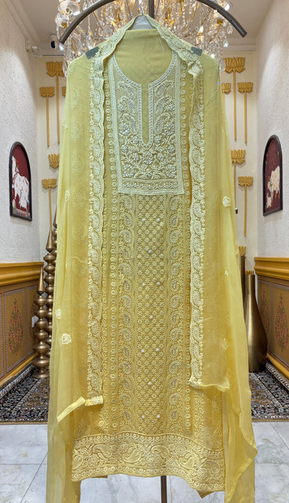 Ishita Handcrafted Georgette Suit
