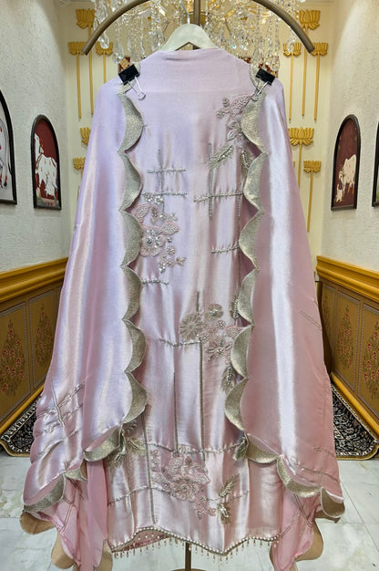 Mahira Veil Suit (Peach)