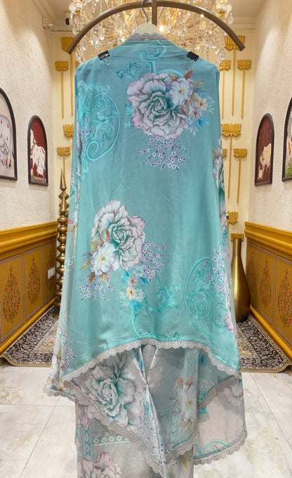 Elmeira Lace Cotton Suit