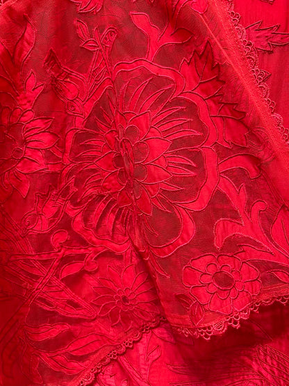 Arezya Appliqué Élan Suit (Red)￼