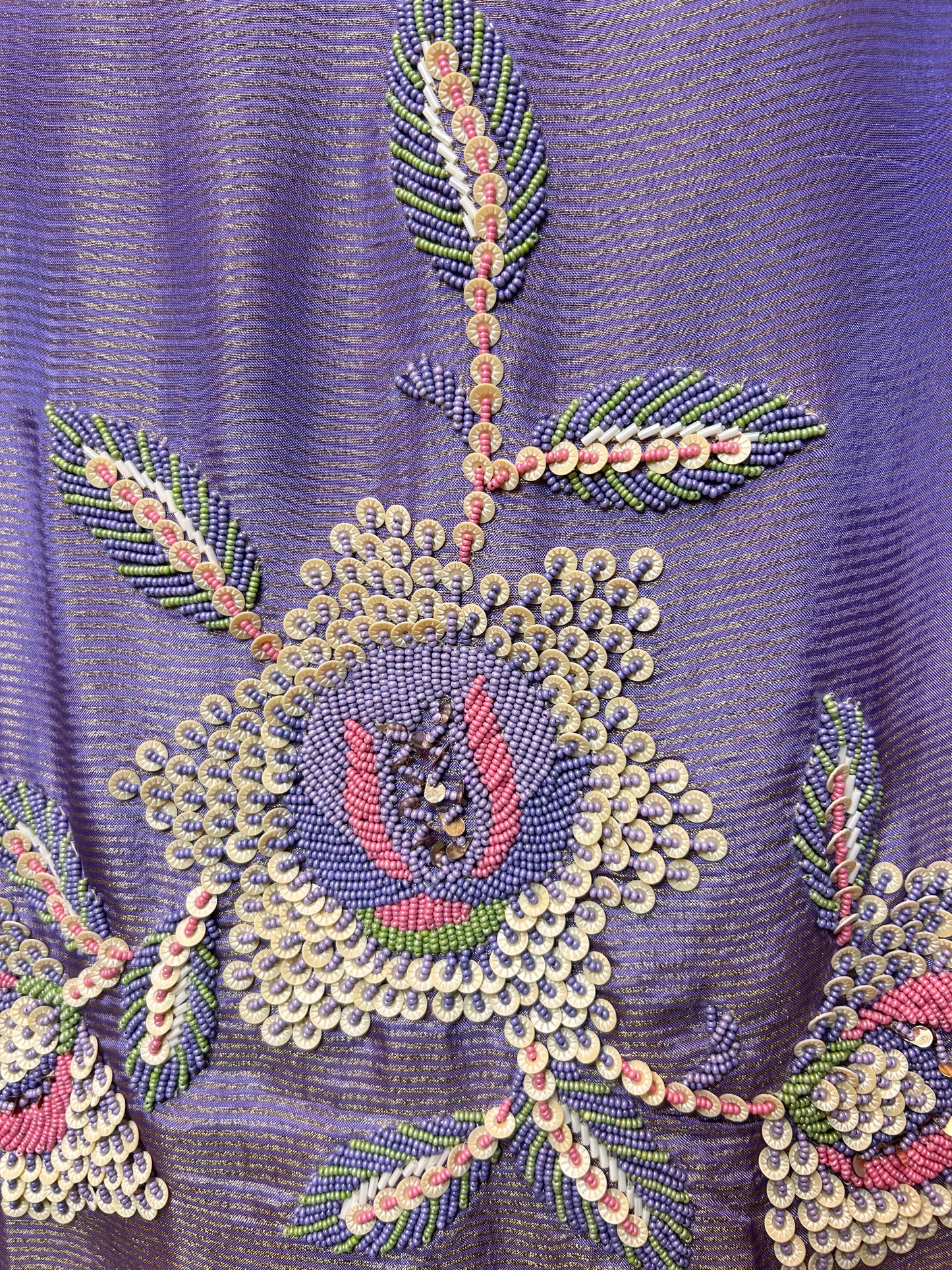 Aviraah Organza Suit (Purple)