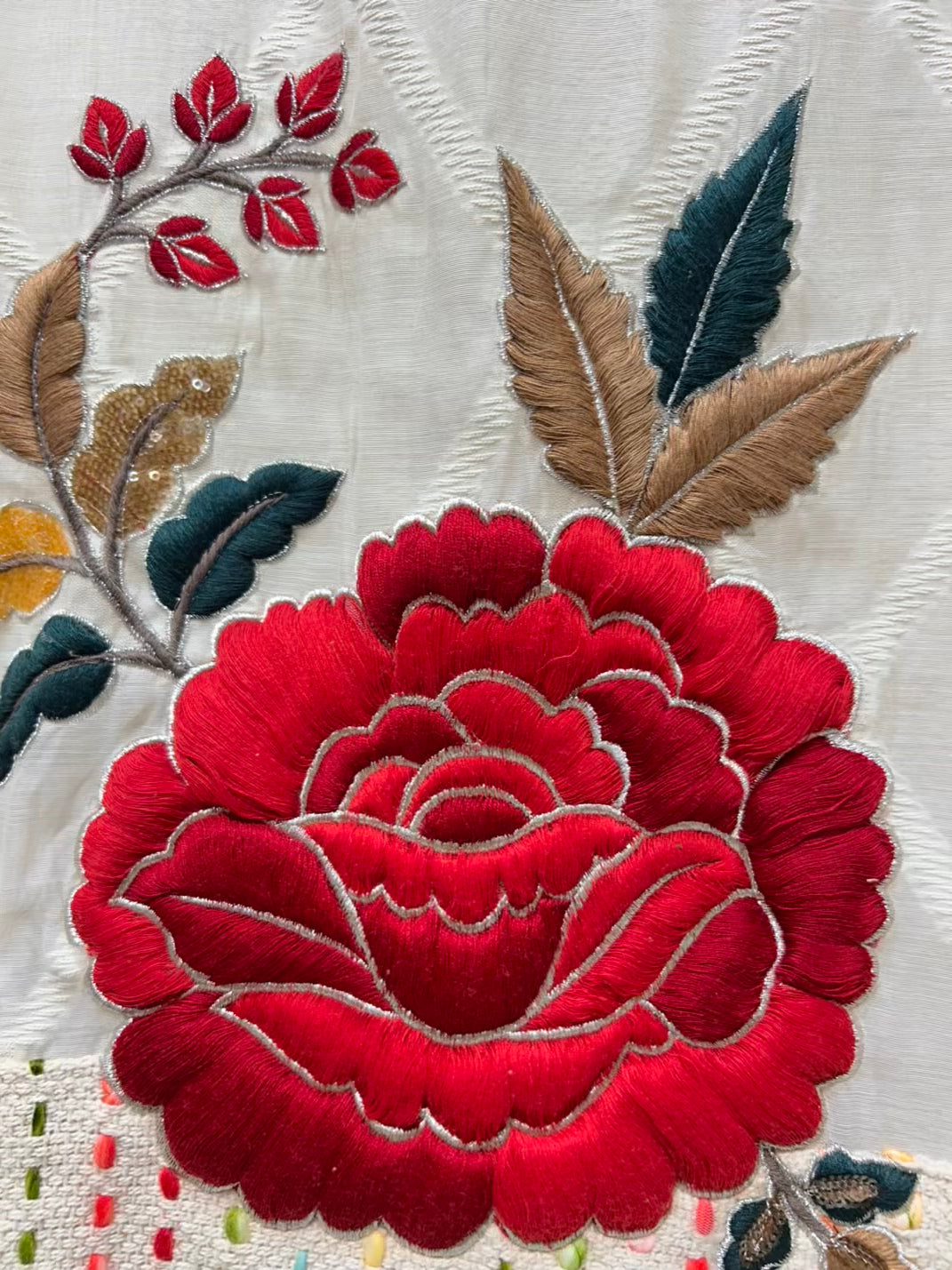 Vihana Zari Sequin Chanderi Suit