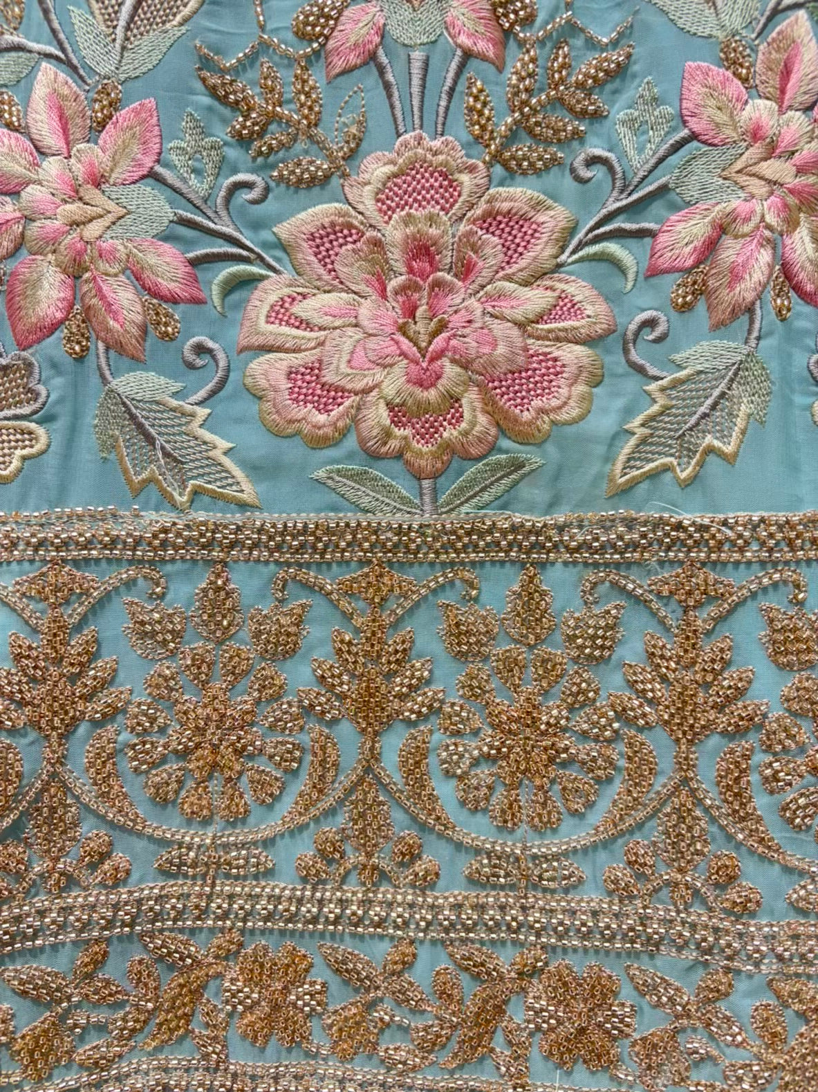 Ruhani Thread Organza Suit