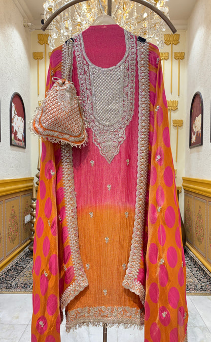 Noorzari Crush Tissue Suit