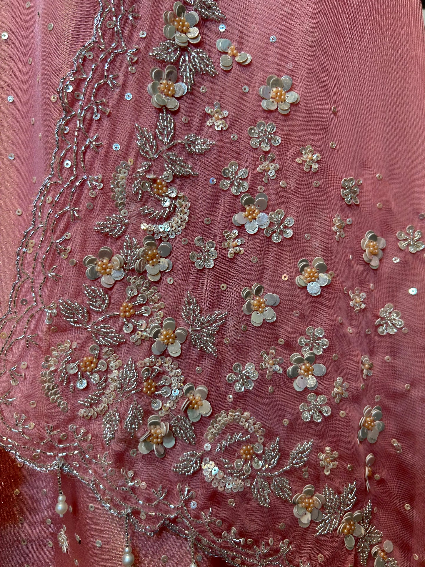 Ishvani Organza Suit (Pink)